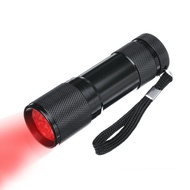 670nM 9LED Deep Red Light Flashlight Against Deteriorating Eyesight Red Torch