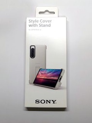 Sony Xperia 5 iv 白色 手機殼 Style Cover with Stand