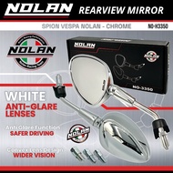 Vespa NOLAN Black & Chrome UNIVERSAL Pyxis Mirror