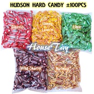 Hudson's Candy ±100pcs / Gula-gula Hudson [Lime, Honey Lemon , Eumenthol, Wild Berry, Nutmeg]