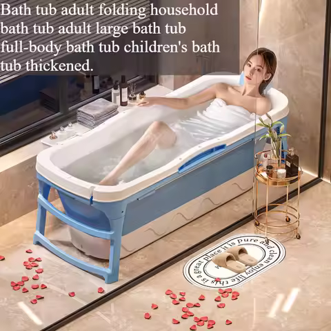Clearance Portable Foldable Bathtub Free Standing Hot Sev Lazy Foldable Bathtub Baby Pet Spa Hinchab