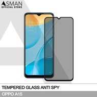 Tempered Glass Kaca Privacy Anti Spy For Oppo A5 2020 A9 2020 A3s A1k A15 A5s A7 A12  A16 A31 A52 A92 A53 A54 4G A55 4G A74 4G A74 5G A76 A95 4G F11  F11 Pro F7 F9 Reno 2F Reno 4 Reno 4F Reno 5 Reno 5F Reno 6 4G