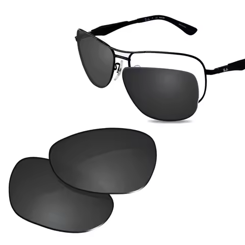 Glintbay New Performance Polarized Replacement Lenses for Ray-Ban RB3519-59 Sunglasses - Multiple Co