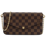 Louis Vuitton LV N40492 Pochette Félicie 經典棋盤格鏈條手拿/斜背包