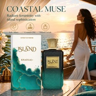 Island Green Oasis Extrait Perfume 100ml For Men Women Tahan Lama Luxury Fresh Scent