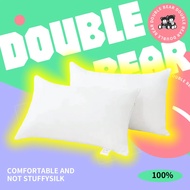 Z7- White Pillow 18x28 inches 18x18 inches NO ZIPPER