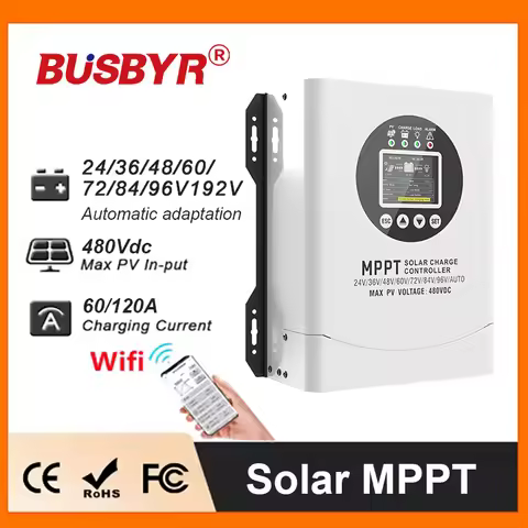480VDC 60/120A MPPT Solar Charge controller 24V 36V 48V 60V 72V 84V 96V AutoRegulator Solar Panel Ma