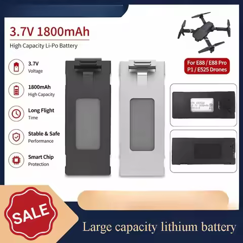Large capacity lithium battery is suitable for folding drone model block battery, long-lasting batte