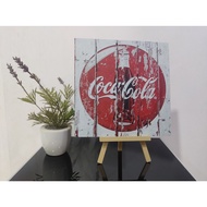 Coca Cola Textured Wall Art 3D