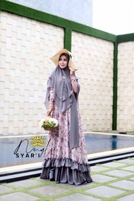 khimar Nayla syari original by mahara /farghani