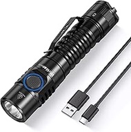 Wurkkos FC11-C LED torch, LED torch, extremely bright, 1300 lumens torch, USB C rechargeable with 90
