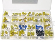 240PCS Film Box Capacitor Assortment Kit, 24 Values Metallized Polyester 1nF to 1uF 63V-100V Correct