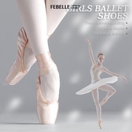 LIVESTAR 1Pair Professional Girls Ladies Ballet Pointe Shoes Satin Ribbon Ballet Shoes Performance S