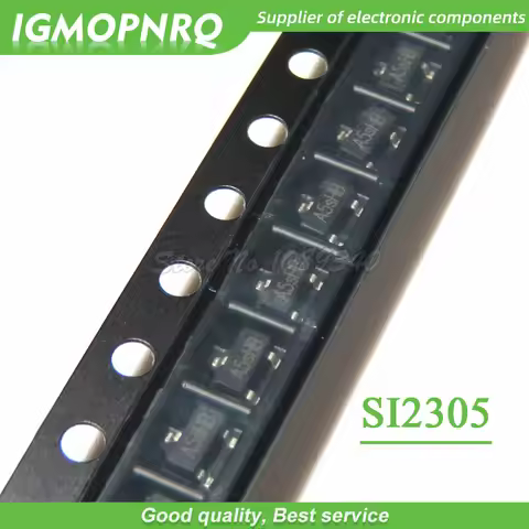 50pcs SI2305DS SI2305CDS SI2305 A5SSH SOT23-3 MOSFET 8.0V 5.8A 1.7W 35mohm @ 4.5V new original