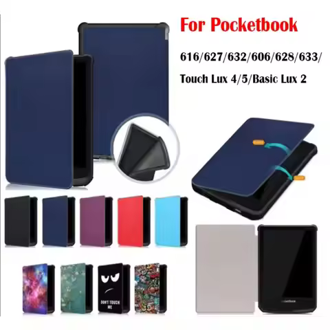 Auto Sleep/Wake E-Reader Case Protective Shell for Pocketbook 616/627/632/606/628/633/PocketBook Tou