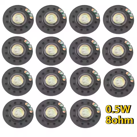 5/15pcs Speaker 0.5W 8ohm 40mm Diameter Horn Speaker 0.5W 8R Ultra-thin Loudspeaker Buzzer Kit for T