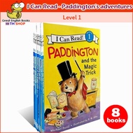 ** English Book I Can Read-Paddington's adventures 8 books set Level 1 Children's