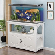 QM🏅Aquarium Base Cabinet Base Living Room Small Apartment Aquarium Fish Tank Shelf Metal Iron Art European Style ITGY