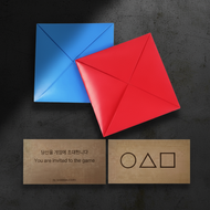 Squid Game 2 Ddakji Toy Set - Korean Traditional Game Accessories  Set Mainan Ddakji Squid Game 2 - 