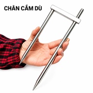 Ground Umbrella Stand Made of High Quality Alloy 30cm x 9cm Pointed Design Easy to Plug in Hard Soil