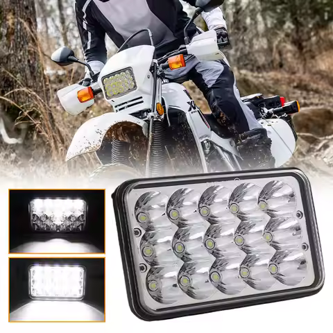 4"x6" LED Headlight H4656 H4651 LED Headlamp for Honda XR650L 1993-2013 XR250L XR650R XR400R Sealed 