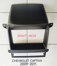 กรอบจอแอนดรอยด์ หน้ากากวิทยุ หน้ากากวิทยุรถยนต์ CHEVROLET CAPTIVA ปี 2009-2011 สำหรับติดตั้งเครื่องเ