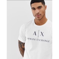ARMANII Classic AX Chest Printed Men's and Women's Pure Cotton T-shirt