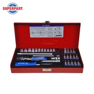 ชุดบล็อก KINGTONY 31 ชิ้น บล็อกชุด 2หุน (1/4") 6เหลี่ยม ชุดบ็อก รุ่น 2531MR (KI-3501005)