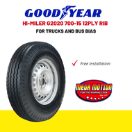 Goodyear 700 15 12PLY Hi Miler G2020 RIB Tire