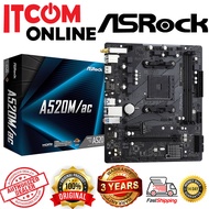 ASROCK A520 A520M/AC AM4 DDR4 MOTHERBOARD