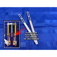 Y15ZR LC135 Fork USD Mudguard Bracket Fender Up Side Down Terbalik CNC Enkei Ohlins Suprimo