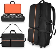ORKELS Rolling DJ Controller Case for DDJ-400/800/1000/FLX4/FLX2/REV7/REV5/GRV6, 29β Waterproof Trav