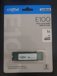 Crucial E100 PCIe Gen4 NVMe M.2 SSD 1TB