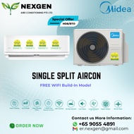 MIDEA Single Split Aircon WIFI (5Tick)