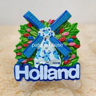 Fridge Magnet Fridge Magnet Souvenir Country Holland Netherlands Flower Windmill