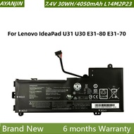 L14L2P22 L14S2P22 L14M2P23 L14M2P24 Laptop Battery For Lenovo IdeaPad U31 U30 E31-80 E31-70 Series