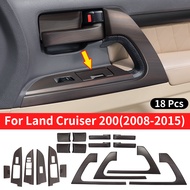 Wood Texture Car Door Decoration Iaminated Board For 2008-2021 Toyota Land Cruiser 200 LC200 Fj200 I