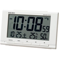 【Direct from Japan】Seiko Clock SQ789W Table Clock, White, Body Size: 3.6 x 5.8 x 1.9 inches (9.1 x 1