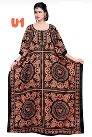 [EXCLUSIVE] Baju Kelawar (Kaftan Dubai) Free Size/Plus Size Baju Tidur Design Lawa Dan Murah Viral  Hingga 5XL