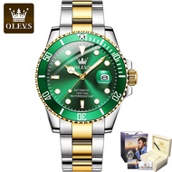 OLEVS 6650 Full-automatic Business Men Wristwatch Automatic Mechanical Waterproof Stainless Steel St