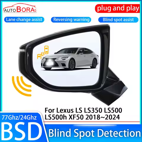 Car Blind Spot Detection System BSD BSA BSM Sensor Drive Rear Mirror Monitoring for Lexus LS LS350 L