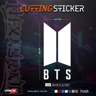 BTS Logo K-Pop Cutting Sticker | BTS K-Pop Logo Cutting Sticker | BTS Music Cutting Stickers