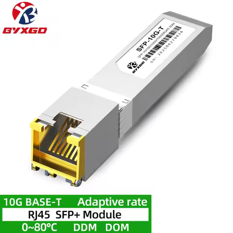 RJ45 SFP Module Adaptive Rate Plug and Play 1G / 10G BASE-T SFP+ For Cisco/Ubiquiti/Dell, Copper SFP