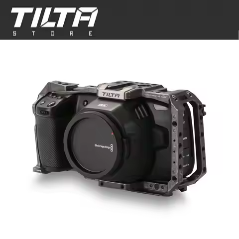 TILTA BMPCC 4K 6K Camera Cage TA-T01-FCC-G Full Cage Black Cage for BlackMagic BMPCC4K 6K