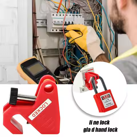 Circuit Breaker Lockout Circuit Breaker Safety Lock Home Distribution Box Lockout Isolation Device F