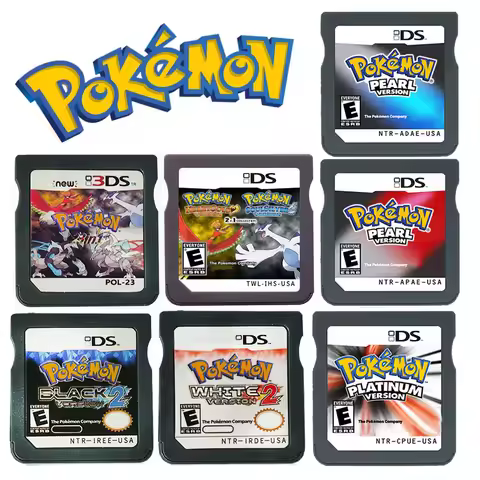 R4 DS Game 23In1 4in1 Pokemon Series Memory Card For NDS 3DS Video Game Console Pokemon HeartGold Pl