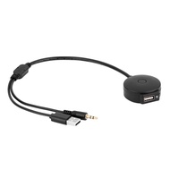 Universal Car Bluetooth 4.0 Audio 3.5มม. AUX USB Music Adapter Cable สำหรับ BMW &amp; Mini Cooper &amp; รถใดๆมี AUX