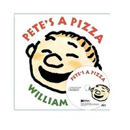 Pete's a Pizza (1 Hardcover+1CD) (Korea JY Books Version) (Audiobook)/William Steig [Lizhu Foreign L