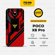 Xiaomi poco X8 Pro - Gundam Skin Buy 1 Get 1 - not a Case Garskin Handphone [FDJM Skins]
