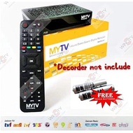 WSS [Top Selling] MYTV Remote Control with free AAA battery Universal Green packet T2000/T2 Myfreevi